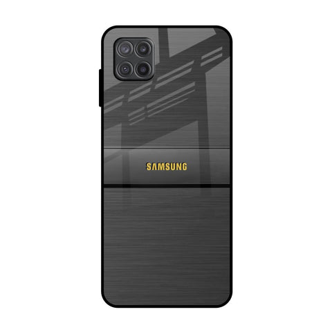 Grey Metallic Glass Samsung Galaxy A12 Glass Back Cover Online