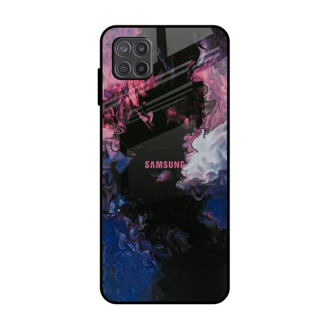 Smudge Brush Samsung Galaxy A12 Glass Back Cover Online