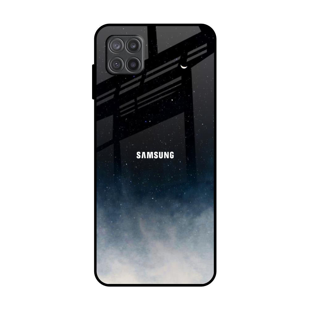 Aesthetic Sky Samsung Galaxy A12 Glass Back Cover Online