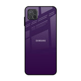 Dark Purple Samsung Galaxy A12 Glass Back Cover Online
