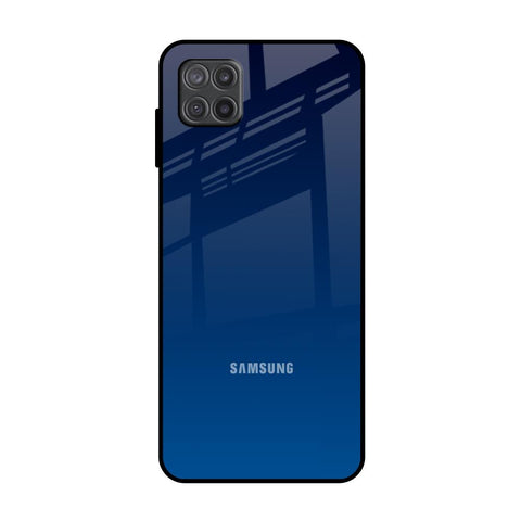 Very Blue Samsung Galaxy A12 Glass Back Cover Online