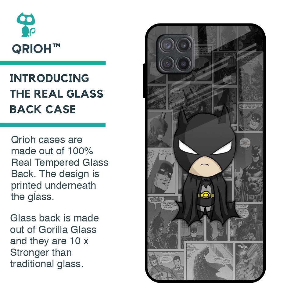 Cartoon Art Glass Case for Samsung Galaxy A12