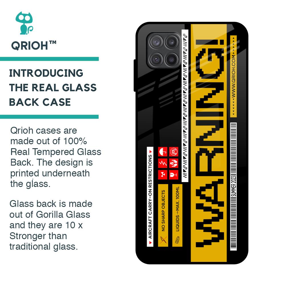 Aircraft Warning Glass Case for Samsung Galaxy A12