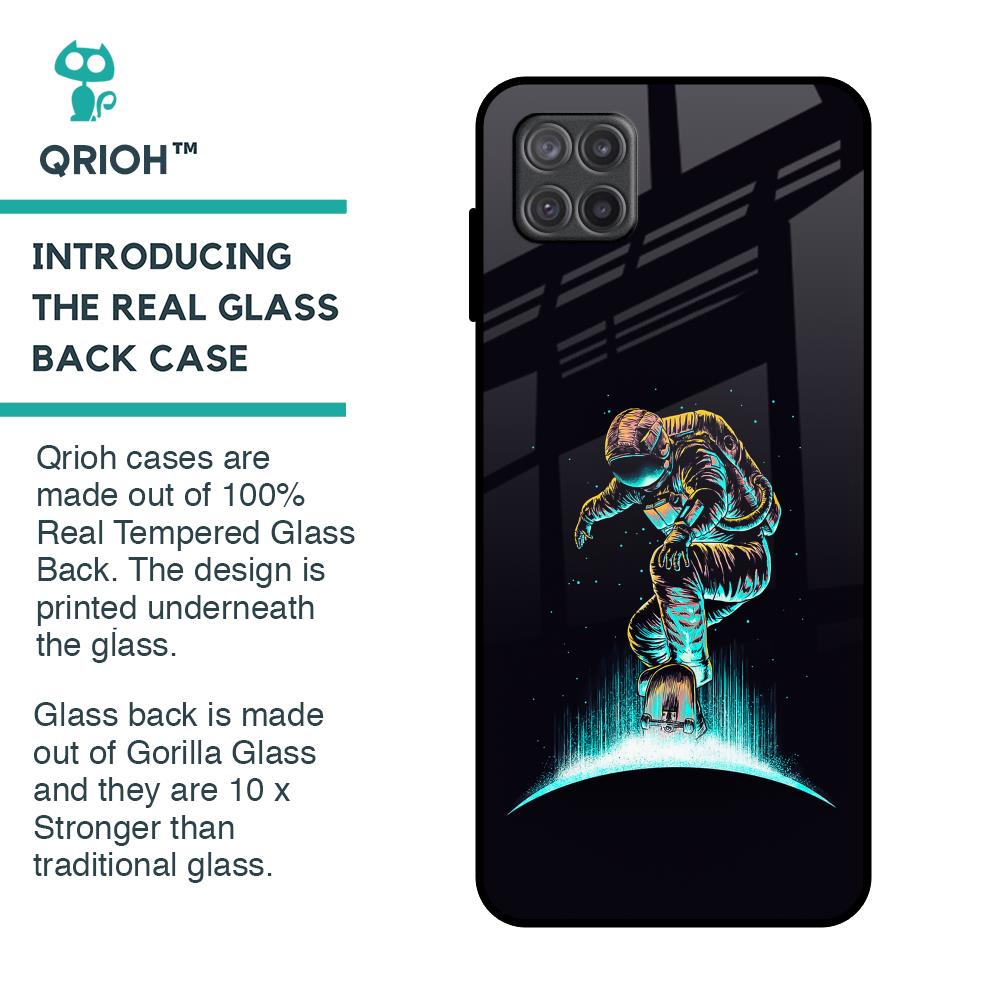 Star Ride Glass Case for Samsung Galaxy A12