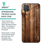 Timber Printed Glass Case for Samsung Galaxy A12