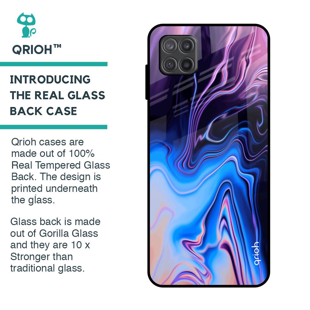 Psychic Texture Glass Case for Samsung Galaxy A12