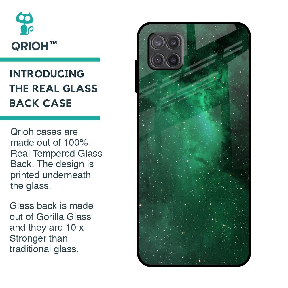 Emerald Firefly Glass Case For Samsung Galaxy A12