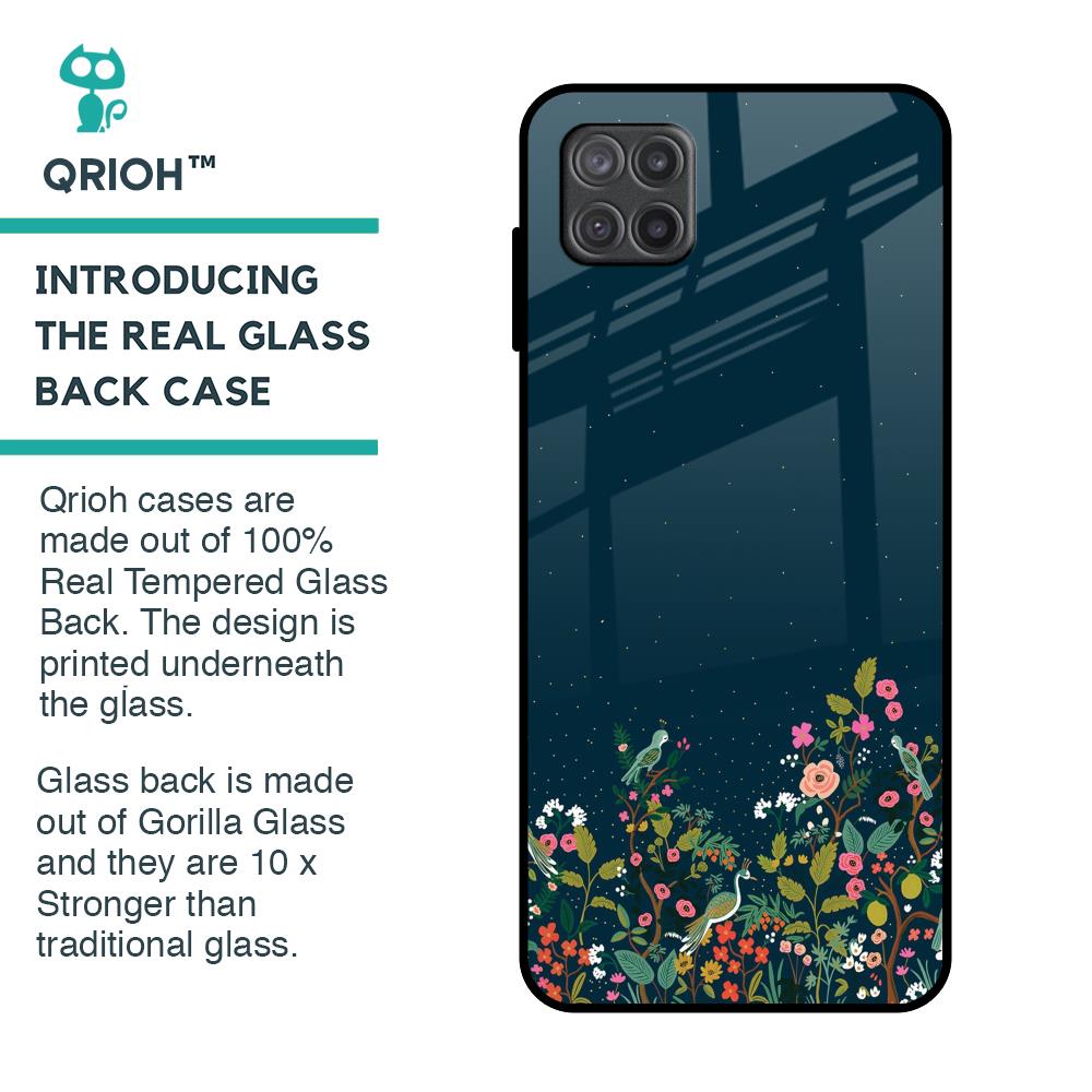 Small Garden Glass Case For Samsung Galaxy A12