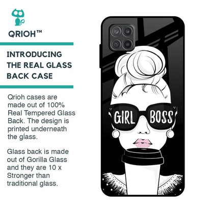 Girl Boss Glass Case For Samsung Galaxy A12