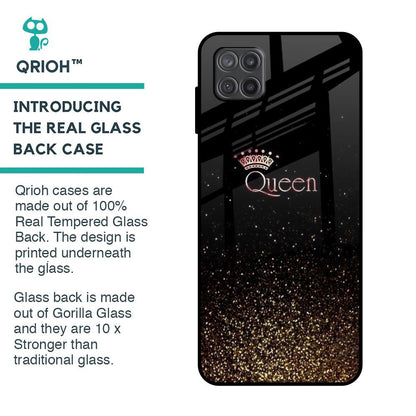 I Am The Queen Glass Case for Samsung Galaxy A12