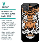 Angry Tiger Glass Case For Samsung Galaxy A12
