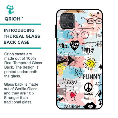 Just For You Glass Case For Samsung Galaxy A12