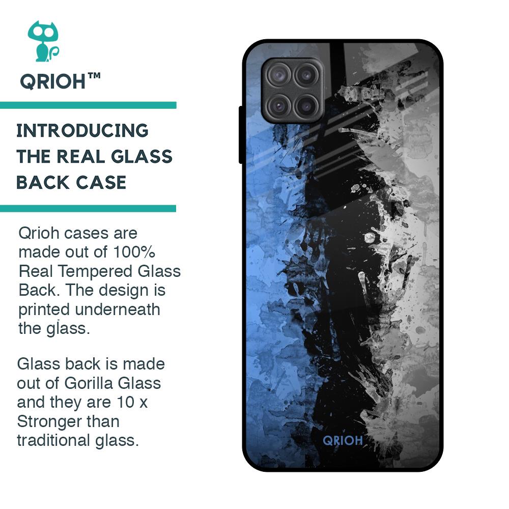 Dark Grunge Glass Case for Samsung Galaxy A12
