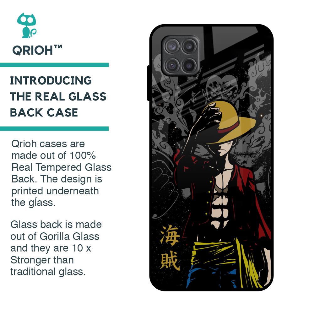 Dark Luffy Glass Case for Samsung Galaxy A12