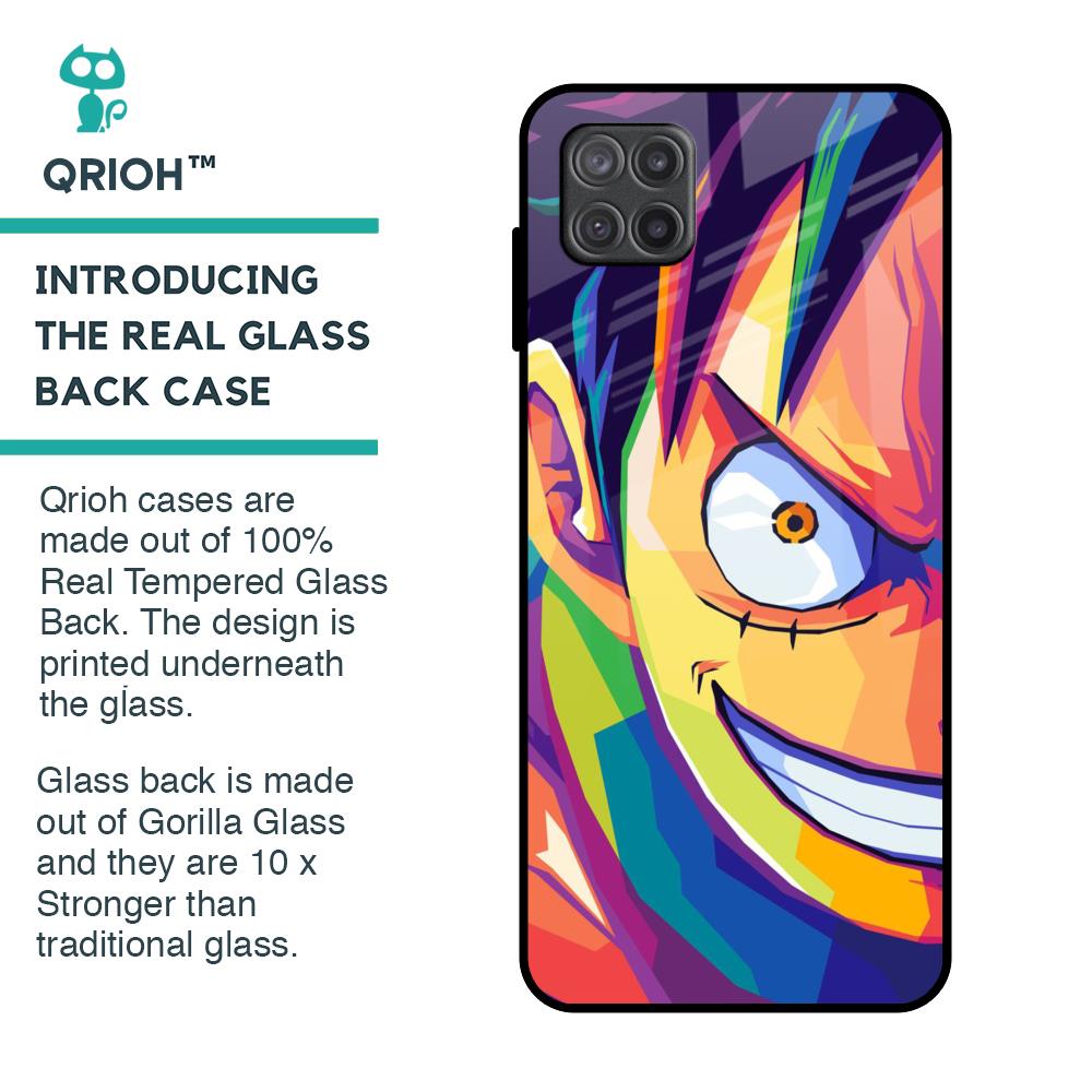Monkey Wpap Pop Art Glass Case for Samsung Galaxy A12