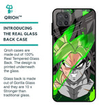 Anime Green Splash Glass Case for Samsung Galaxy A12