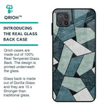 Abstact Tiles Glass Case for Samsung Galaxy A12