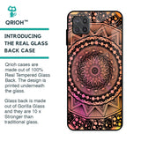 Floral Mandala Glass Case for Samsung Galaxy A12