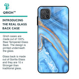 Vibrant Blue Marble Glass Case for Samsung Galaxy A12