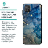 Blue Cool Marble Glass Case for Samsung Galaxy A12