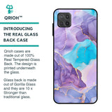 Alcohol ink Marble Glass Case for Samsung Galaxy A12