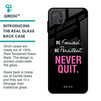 Be Focused Glass Case for Samsung Galaxy A12