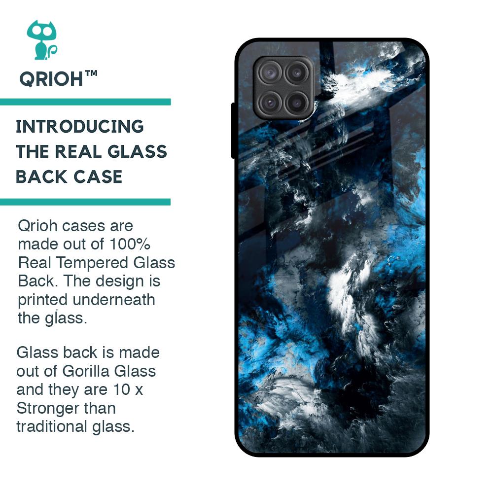 Cloudy Dust Glass Case for Samsung Galaxy A12