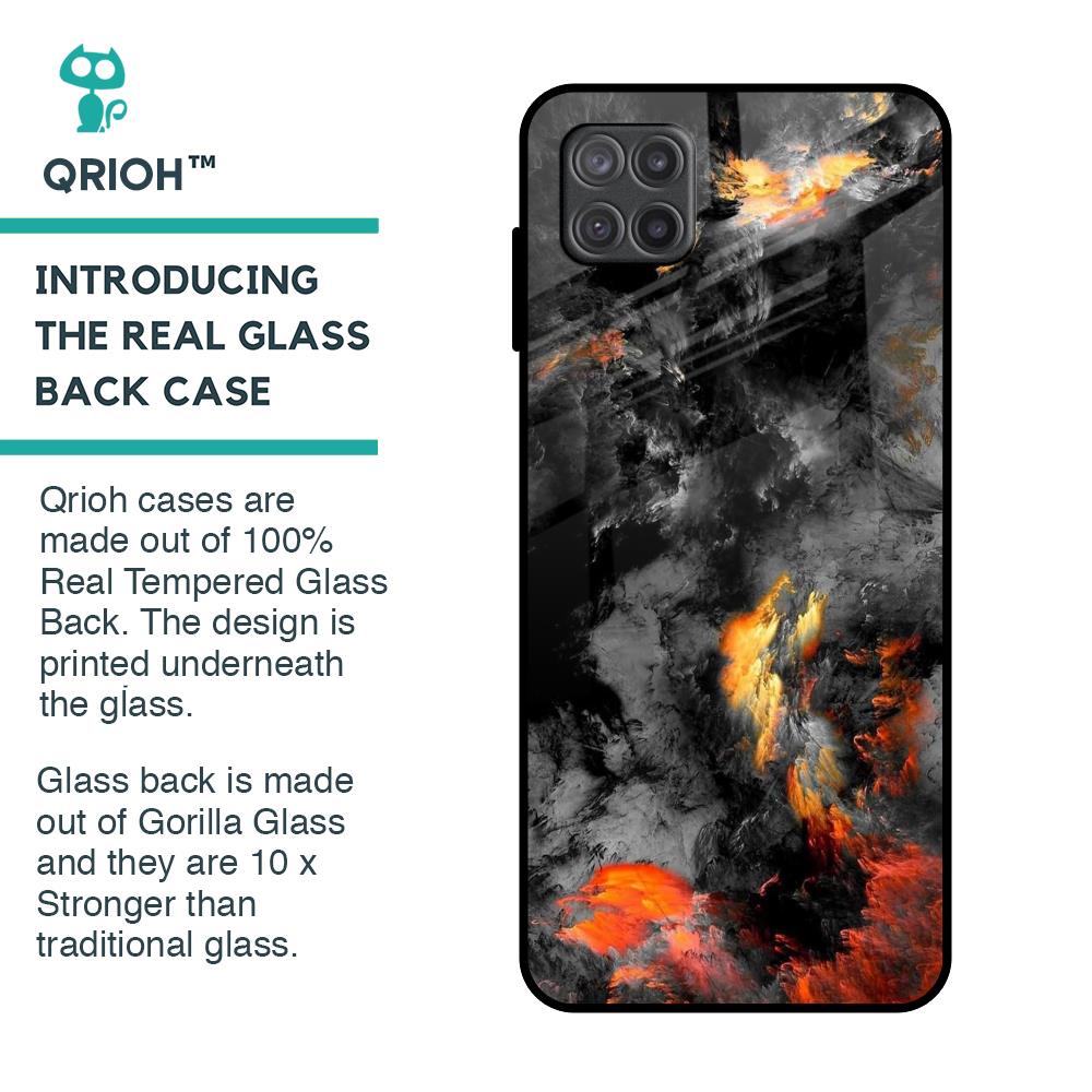 Lava Explode Glass Case for Samsung Galaxy A12