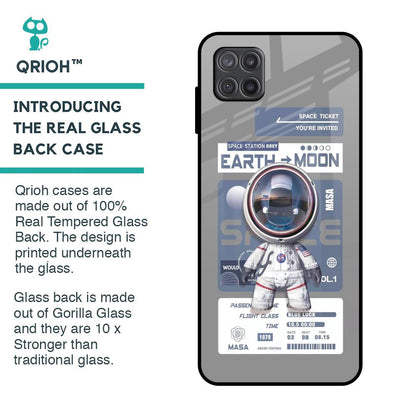 Space Flight Pass Glass Case for Samsung Galaxy A12