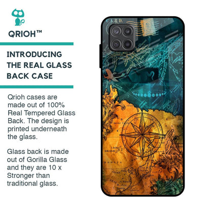 Architecture Map Glass Case for Samsung Galaxy A12