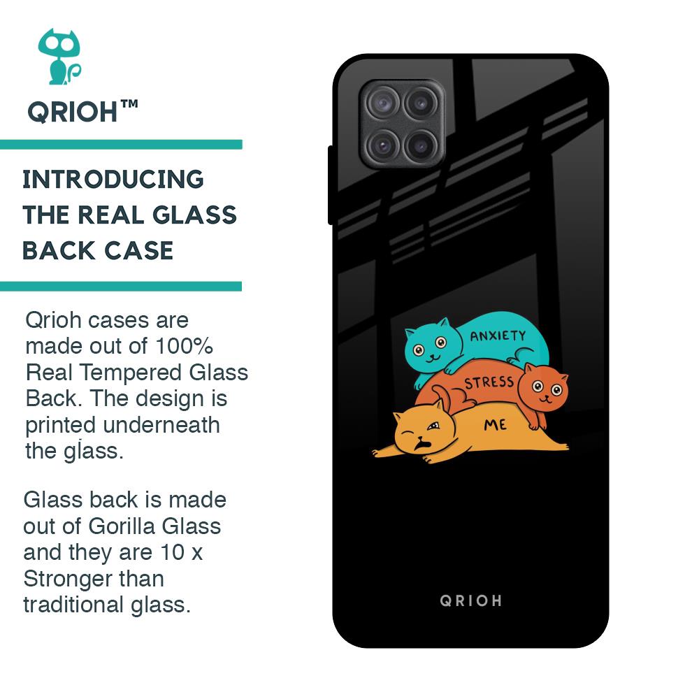 Anxiety Stress Glass Case for Samsung Galaxy A12