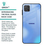 Vibrant Blue Texture Glass Case for Samsung Galaxy A12