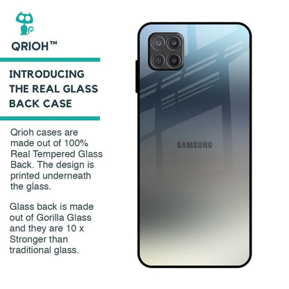 Tricolor Ombre Glass Case for Samsung Galaxy A12