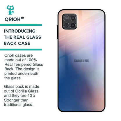 Blue Mauve Gradient Glass Case for Samsung Galaxy A12