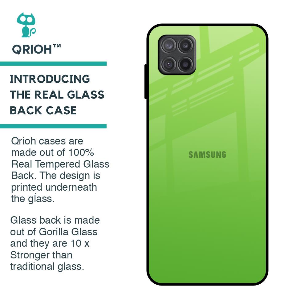 Paradise Green Glass Case For Samsung Galaxy A12
