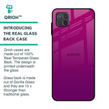 Magenta Gradient Glass Case For Samsung Galaxy A12