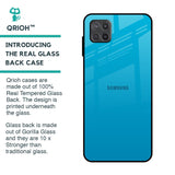 Blue Aqua Glass Case for Samsung Galaxy A12