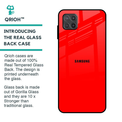 Blood Red Glass Case for Samsung Galaxy A12