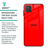 Blood Red Glass Case for Samsung Galaxy A12