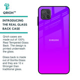 Purple Pink Glass Case for Samsung Galaxy A12