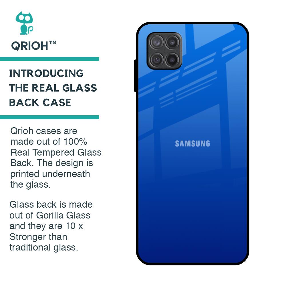 Egyptian Blue Glass Case for Samsung Galaxy A12