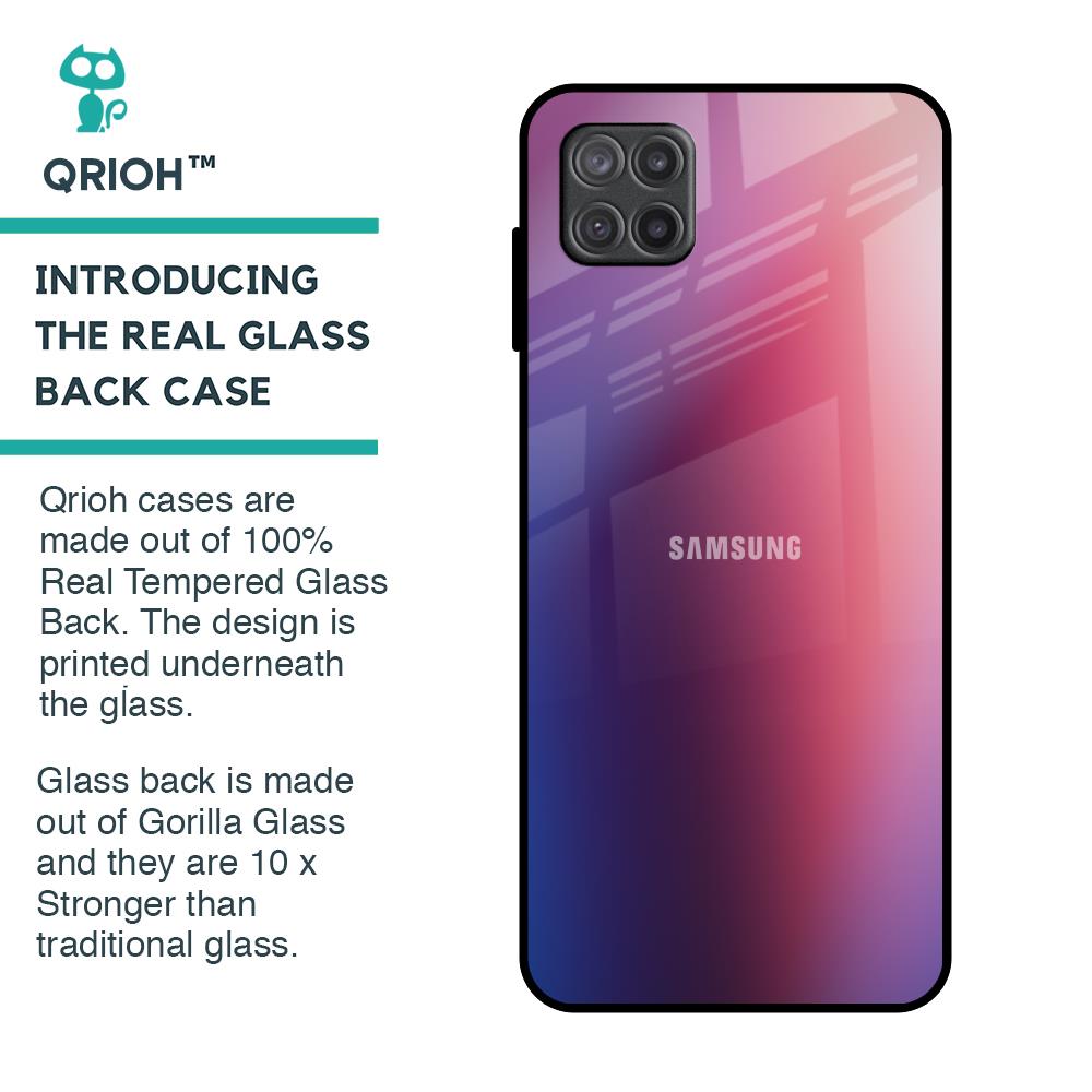 Multi Shaded Gradient Glass Case for Samsung Galaxy A12