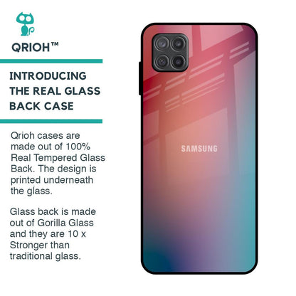 Dusty Multi Gradient Glass Case for Samsung Galaxy A12