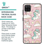 Balloon Unicorn Glass case for Samsung Galaxy A12