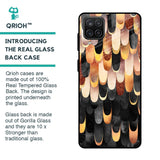 Bronze Abstract Glass Case for Samsung Galaxy A12