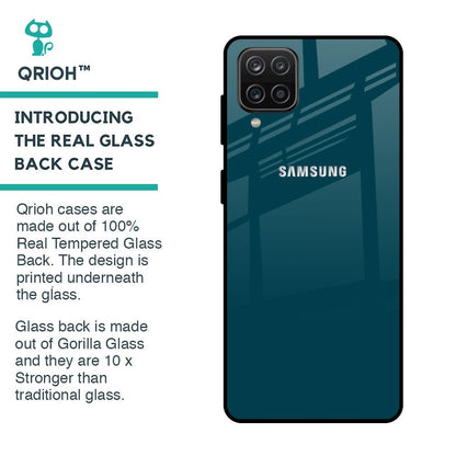 Emerald Glass Case for Samsung Galaxy A12