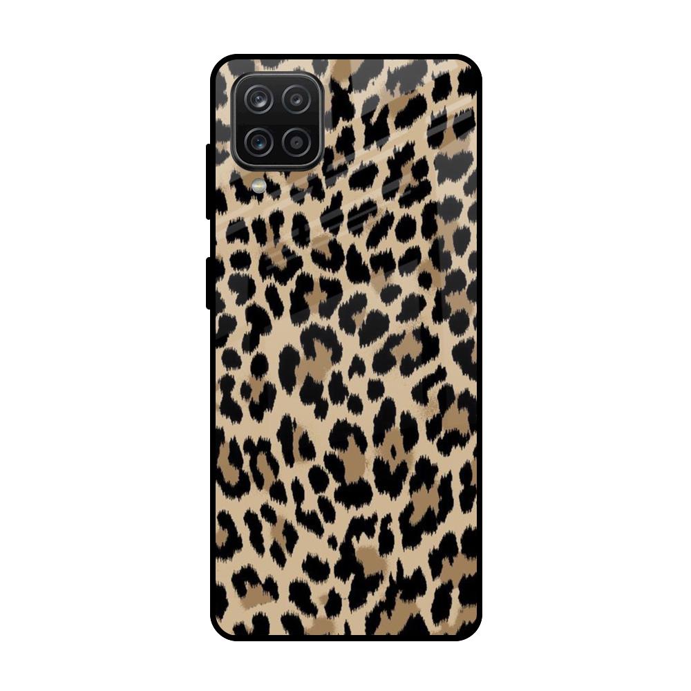 Leopard Seamless Samsung Galaxy A12 Glass Cases & Covers Online