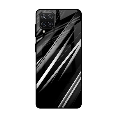 Black & Grey Gradient Samsung Galaxy A12 Glass Cases & Covers Online