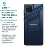 Overshadow Blue Glass Case For Samsung Galaxy A12