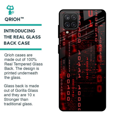 Let's Decode Glass Case For Samsung Galaxy A12